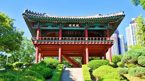 korean pavillion by Khan Ishaan