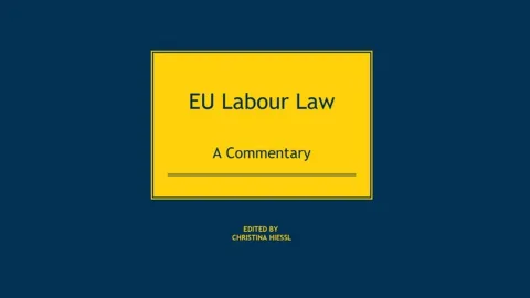 EU Labour Law: A Commentary