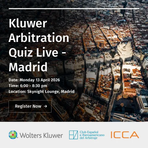 Kluwer Arbitration Quiz Live - Madrid