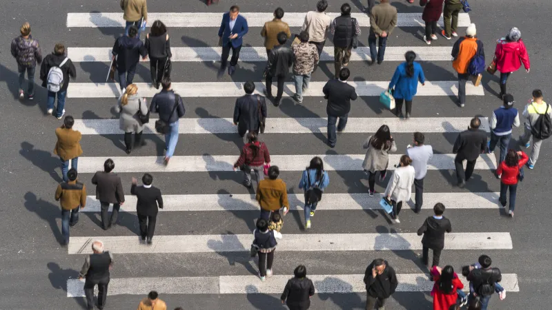aerial-view-of-people-on-busy-pedestrian-crossing-shanghai-china