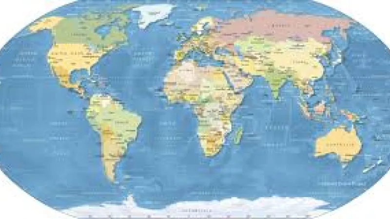 world map