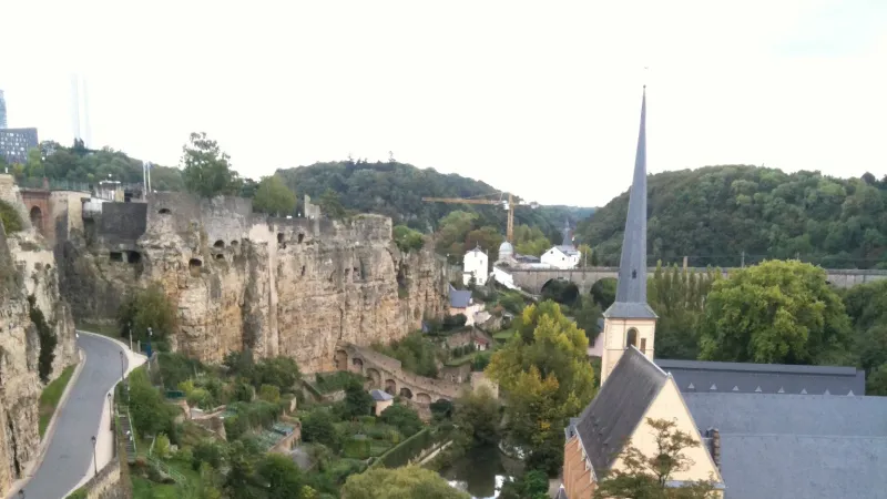 Luxembourg, the town hosting the Court of Appeal of the UPC (not shown here).