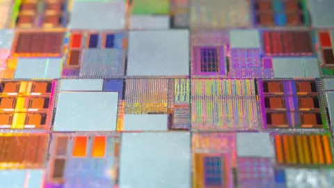 Colourful picture of Multi Computer Chips